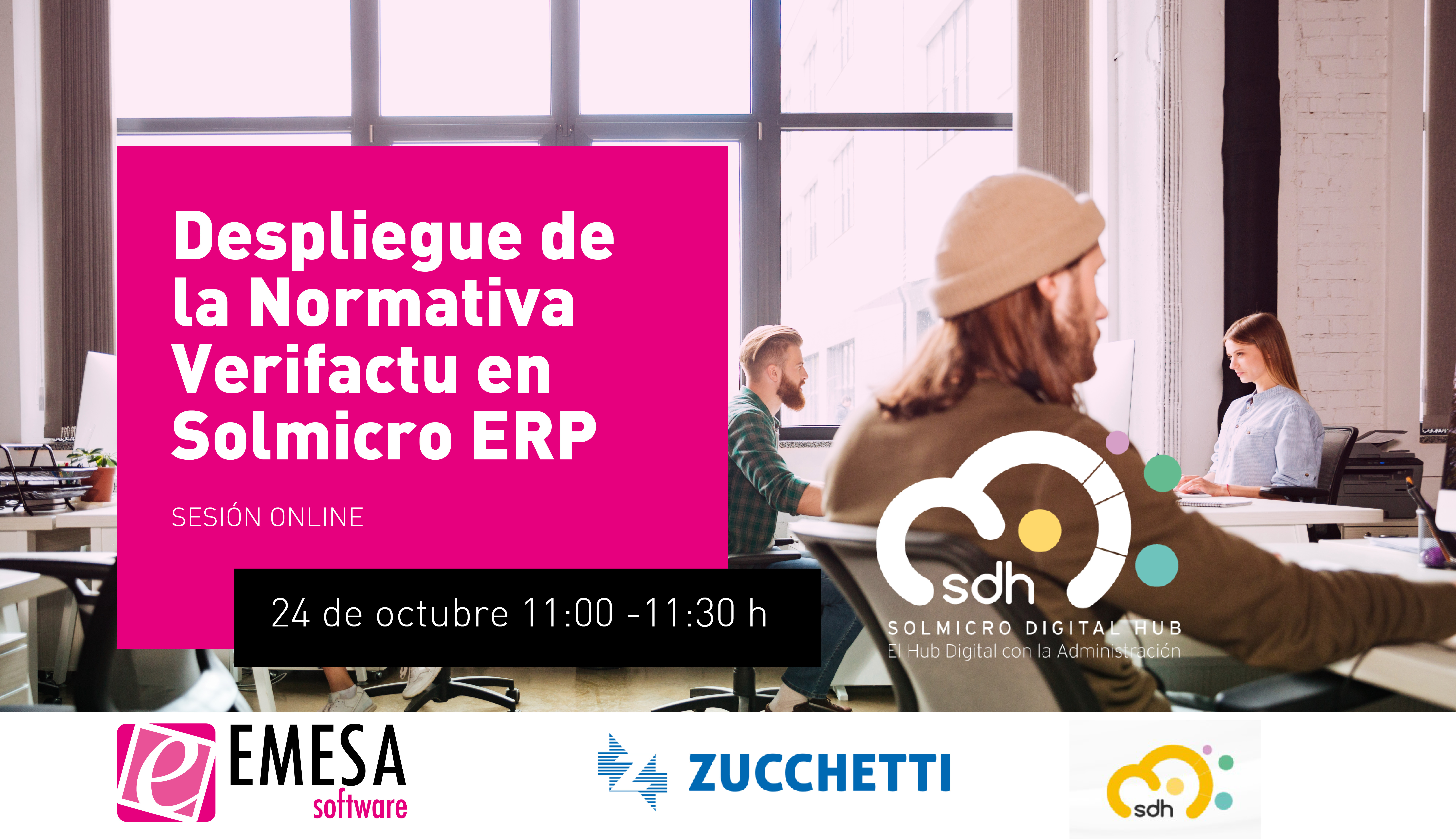 VERIFACTU : Solmicro ERP - Webinar informativo sobre actualización de la Ley antifraude - 24 de Octubre -